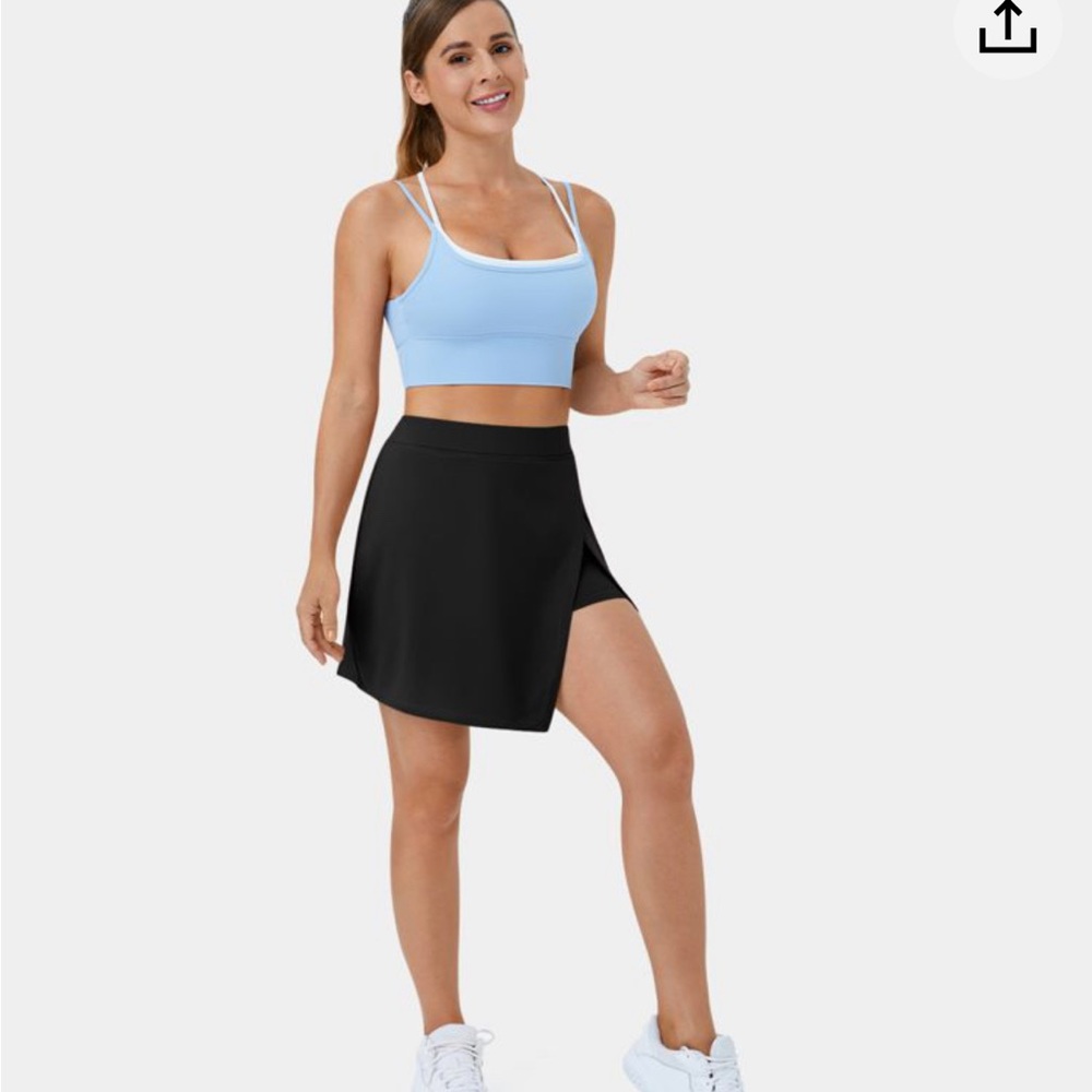halara split hem skort